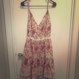 Paisley pink dress